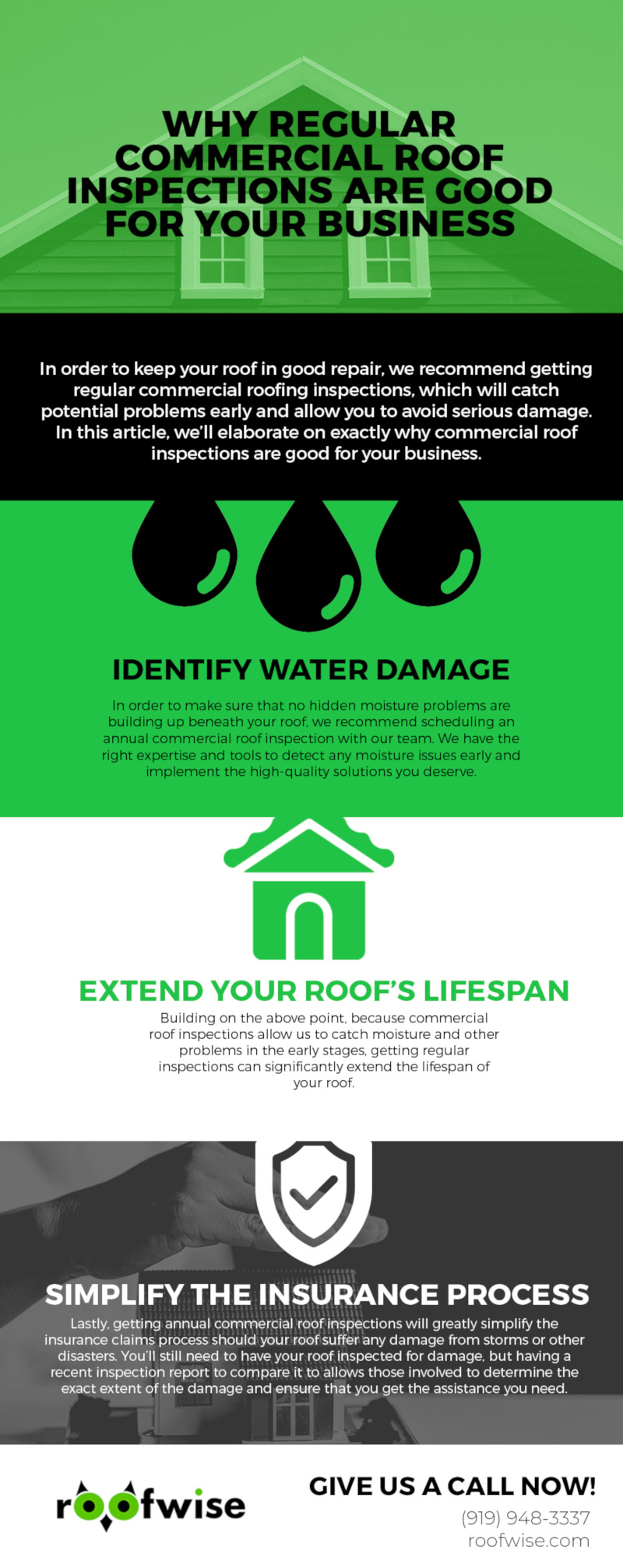 Why Regular Commercial Roof Inspections are Good for Your Business [infographic]