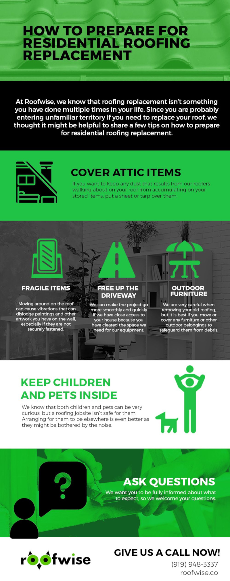 How to Prepare for Residential Roofing Replacement [infographic]